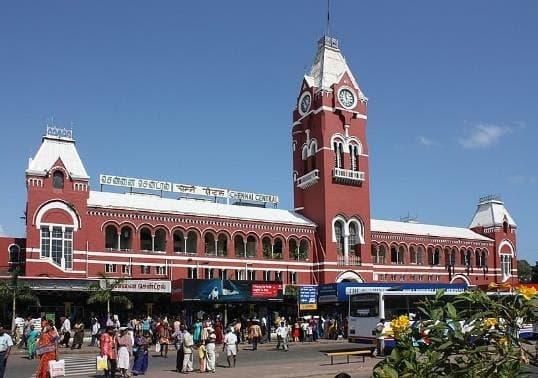 Arrival in Chennai